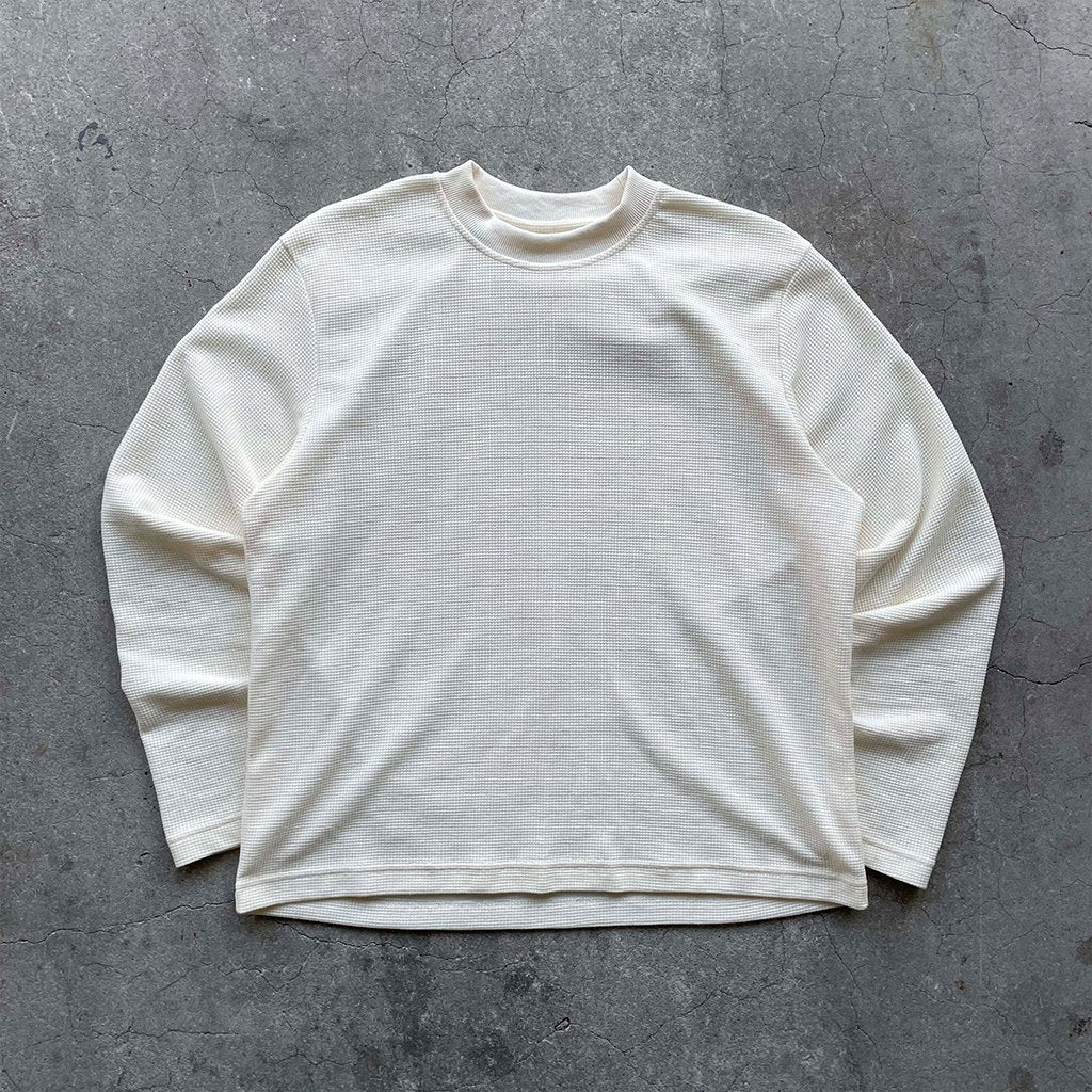 Core Waffle-knit Thermal Longsleeve – Concrete Orchids