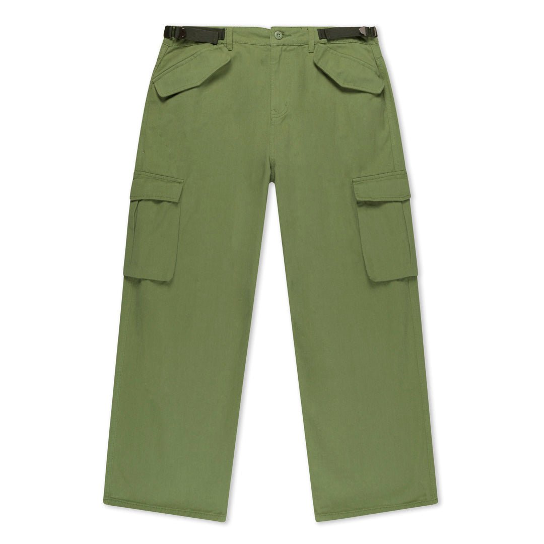 Adjustable Military Cargo Pants - Concrete Orchids