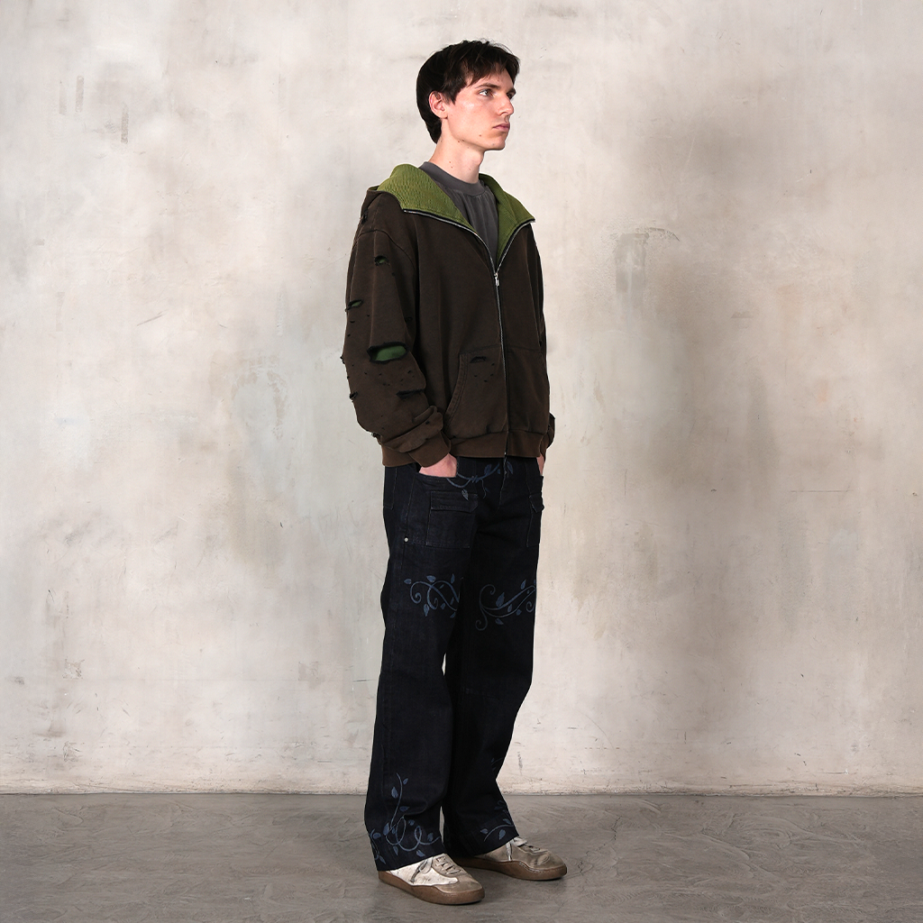 Ivymark Brut Jeans in Laser-etched Selvedge Denim