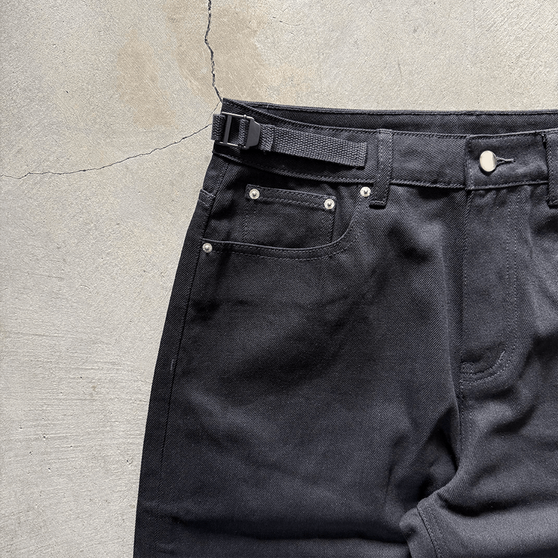 Core Adjustable Baggy Jeans - Concrete Orchids