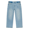 Core Adjustable Baggy Jeans - Concrete Orchids