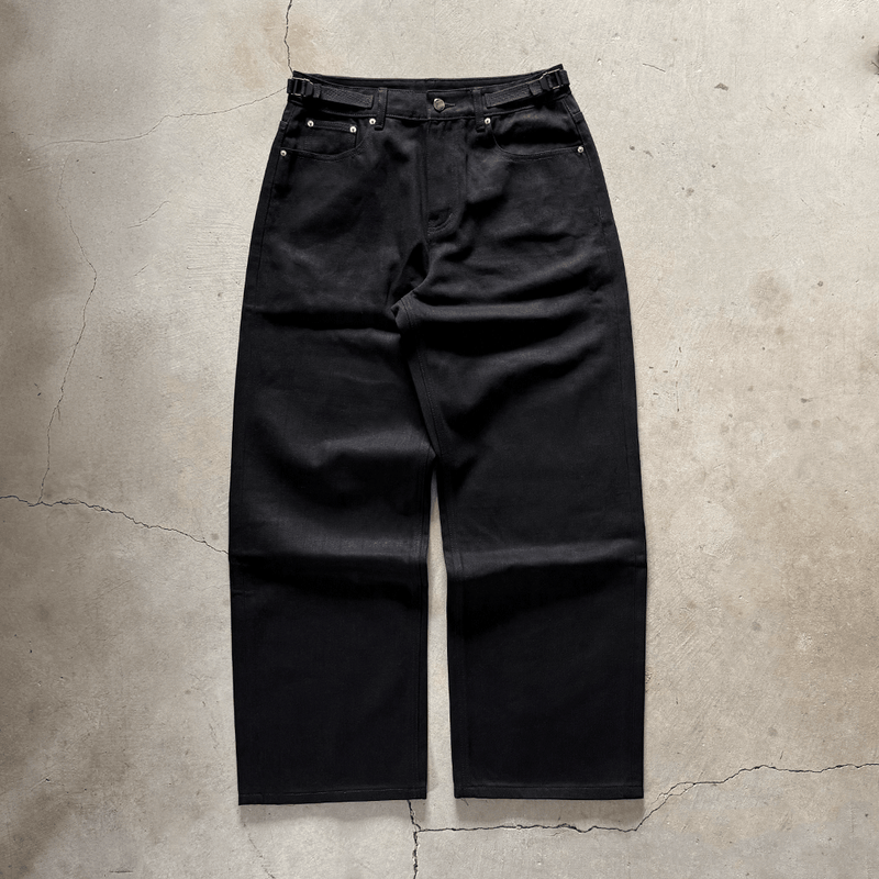 Core Adjustable Baggy Jeans - Concrete Orchids