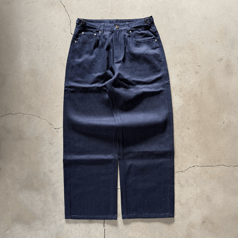 Core Adjustable Baggy Jeans - Concrete Orchids