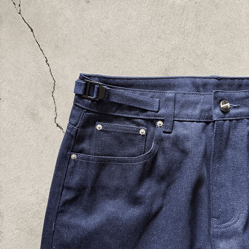 Core Adjustable Baggy Jeans - Concrete Orchids