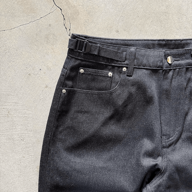 Core Adjustable Baggy Jeans - Concrete Orchids