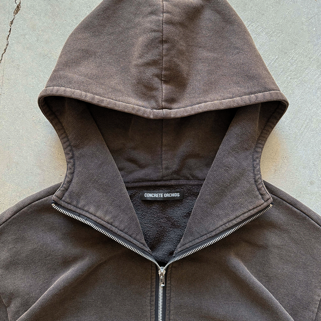 Core Hoodie in Burial Cotton - Concrete Orchids