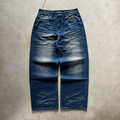 Dune Baggy Jeans in Sand - washed Denim - Concrete Orchids