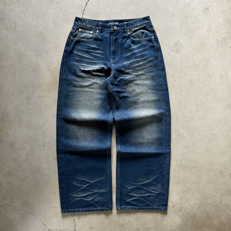 Dune Baggy Jeans in Sand - washed Denim - Concrete Orchids