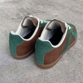 German Army Trainers - Leather/Suede - Concrete Orchids