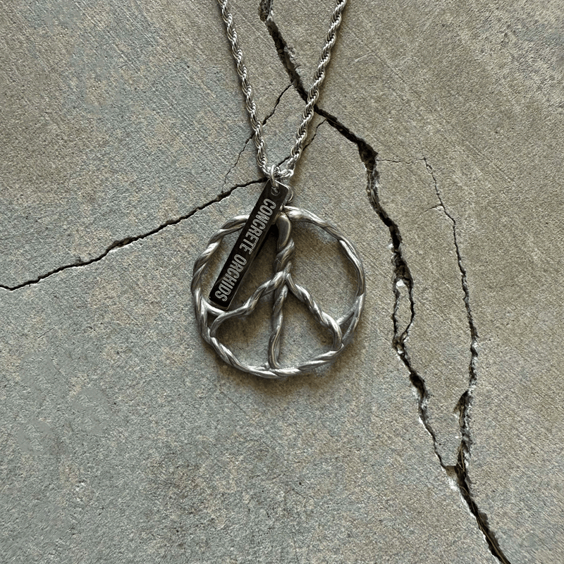Nature’s PeaceNecklace - Concrete Orchids