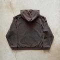Overgrown Ruin Thermal Hoodie in Burial Cotton - Concrete Orchids