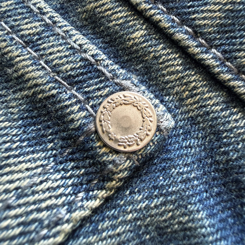 Dune Baggy Jeans in Sand-washed Denim