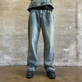 Sandwashed Denim Jeans - Concrete Orchids