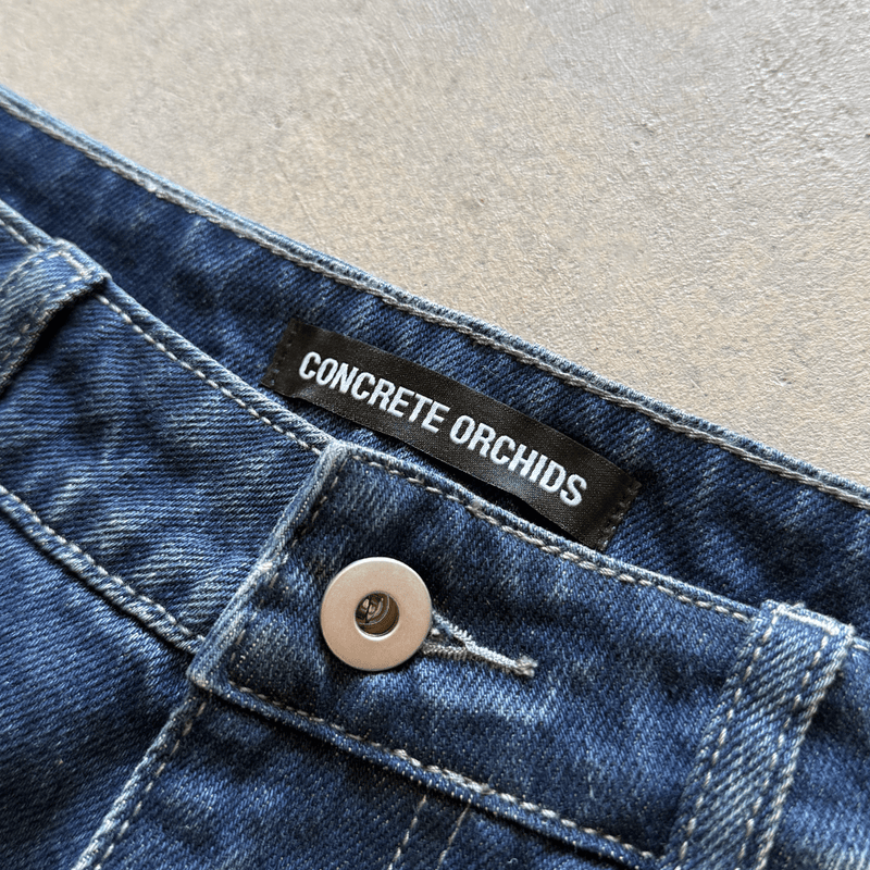 Signature Baggy Jeans - Concrete Orchids