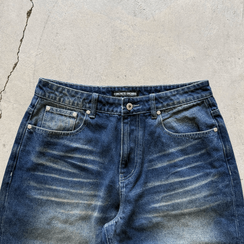 Signature Baggy Jeans - Concrete Orchids