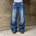 Signature Baggy Jeans - Concrete Orchids