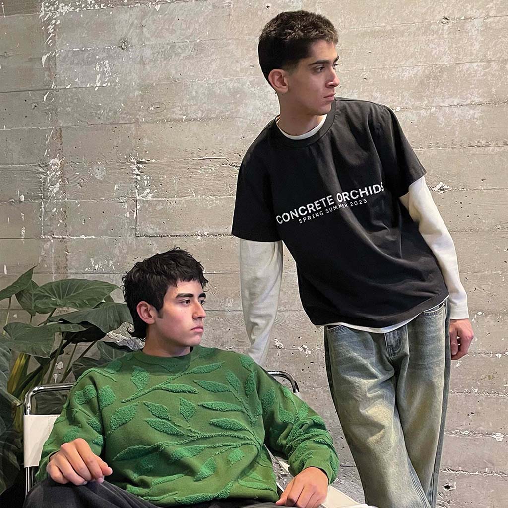 S/S 2025 Campaign Tee - Concrete Orchids