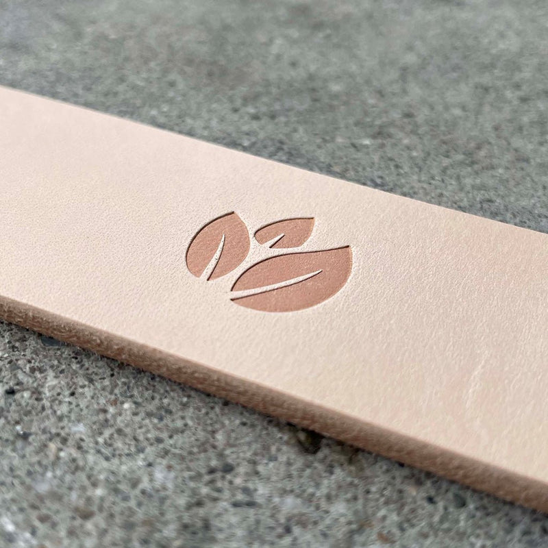 Vegetable Tanned Leather Belt - Concrete Orchids