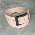 Vegetable Tanned Leather Belt - Concrete Orchids
