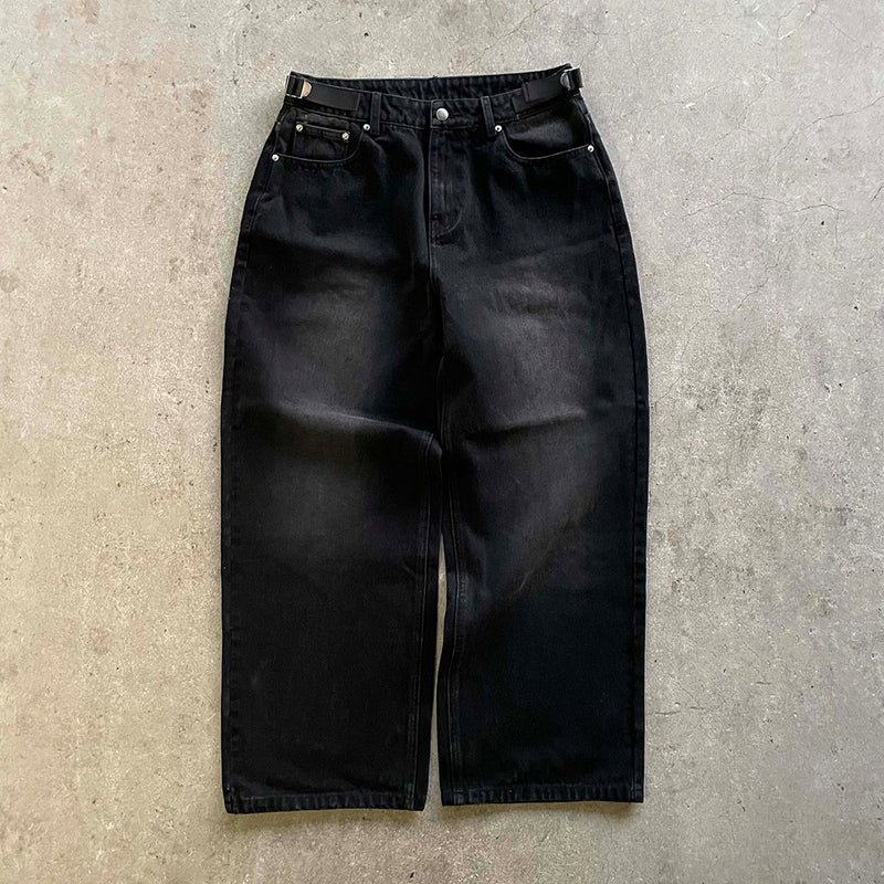 "One Tree" Baggy Jeans - Concrete Orchids