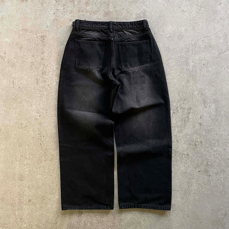 "One Tree" Baggy Jeans - Concrete Orchids